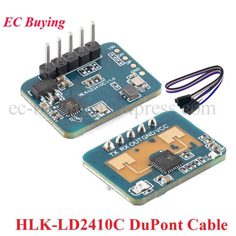 HLK LD2410C 24G MmWave FMCW Millimeter Wave 5M Human Presence Status