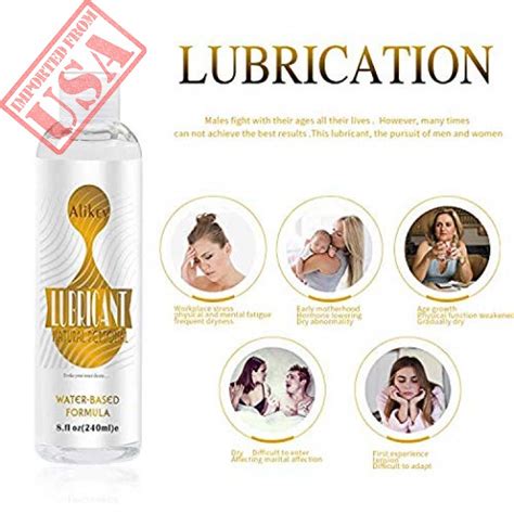 Water Based Super Slick Long Lasting Sex Lube Lubricant For Men Couple