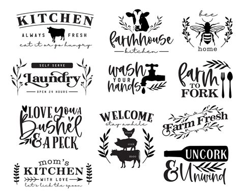 Ultimate Farmhouse Sign Making Svg Bundle Cut Files Design