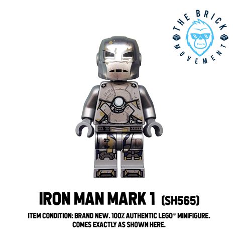 Lego Marvel Iron Man Mark 1 Minifigure The Brick Movement