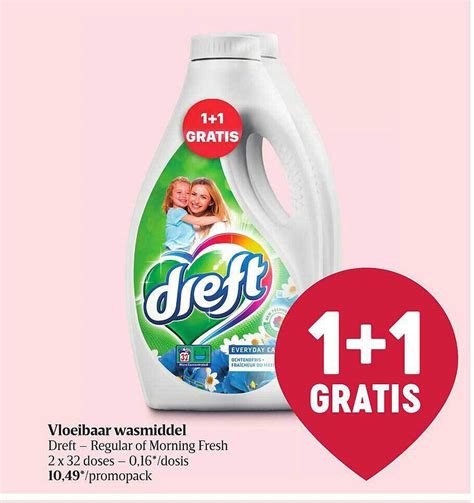 Vloeibaar Wasmiddel Dreft Promotie Bij Delhaize