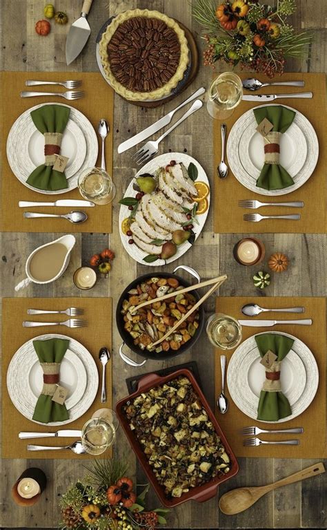 20 Thanksgiving Dining Table Setting Ideas | Artisan Crafted Iron ...