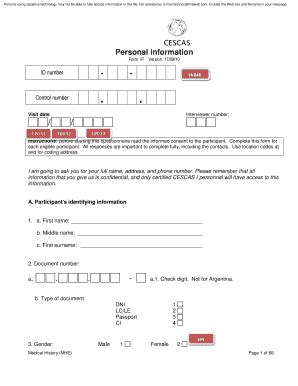 Fillable Online Biolincc Nhlbi Nih Form IP Version 17 09 10 Fax Email