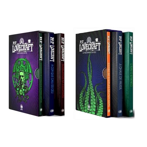 Kit Box HP Lovecraft Os Melhores Contos Parte 1 Box HP Lovecraft Os