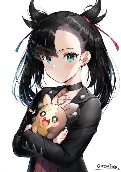 Anime Anime Girls Digital Art Artwork 2d Portrait Display Vertical Pokemon Marnie Marnie