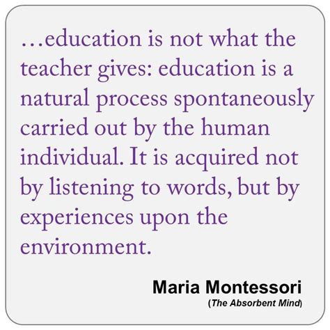 Maria Montessori Quotes Quotesgram