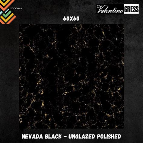 GRANIT 60X60 NEVADA BLACK UNGLAZED POLISHED Lazada Indonesia