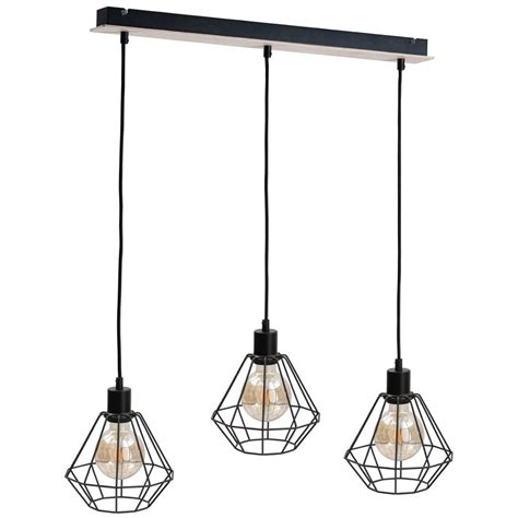 Loftowa LAMPA wisząca KET565 industrialna OPRAWA metalowy ZWIS druciaki