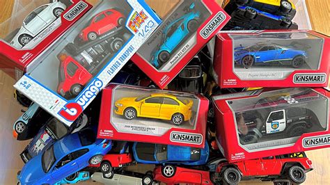 Box Full Of Kinsmart Cars Diecast Cars Youtube
