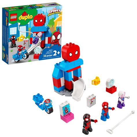 Buy LEGO DUPLO Marvel Spider-Man Headquarters 10940 Spidey and His ...