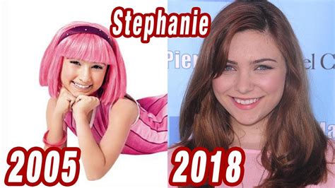 Lazy Town Cast Then And Now