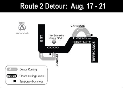 omnitrans route 2 detour | Omnitrans Public Transit News for the San Bernardino Valley