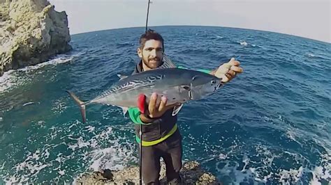 Shore Jigging Fishing In Greece Thanasis Nikas Youtube