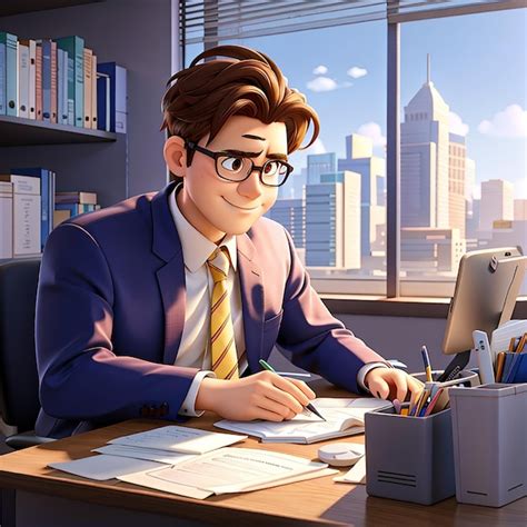 Premium Photo Businessman Entrepreneur Working At Office Desk