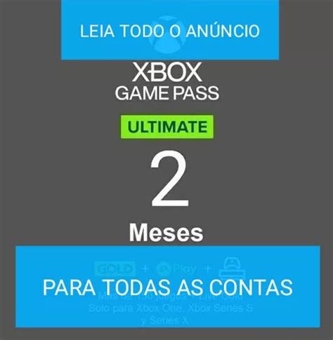 Xbox Game Pass Ultimate 2 Meses Código De 25 Dígitos 3 Mercadolivre