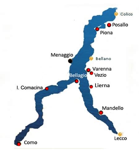 Lago Di Como Map