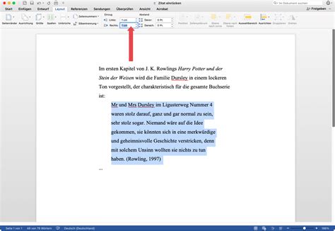 Zitate Einr Cken In Word Anleitung In Schritten