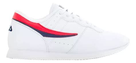 Tenis Fila Hombre Caballero Casual Blanco Machu Envío Gratis