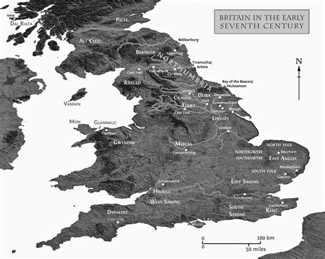 Gemæcce Three Maps Of Early 7th Century Britain