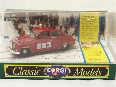 Corgi Model D712 1 Saab 96 Eric Carlsson Richardsons Of Whitehaven