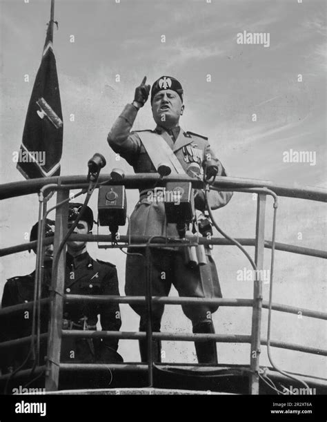 Benito Mussolini Was The Italian Dictator Who In The Last Century