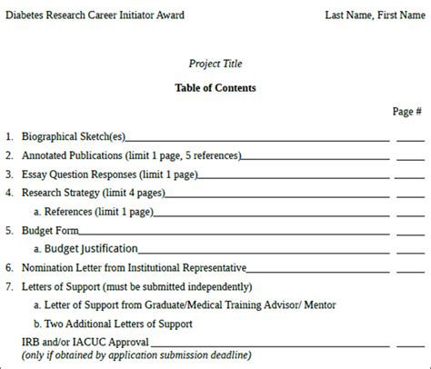 8 Table Of Contents Templates Free Word Doc PPT Formats