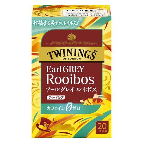 片岡物産 トワイニング アールグレイルイボス カフェインゼロ 1箱（20バッグ入） アスクル