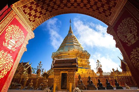 Temple Wat Doi Suthep Au Nord De Chiang Mai Thaïlande Guide Visite