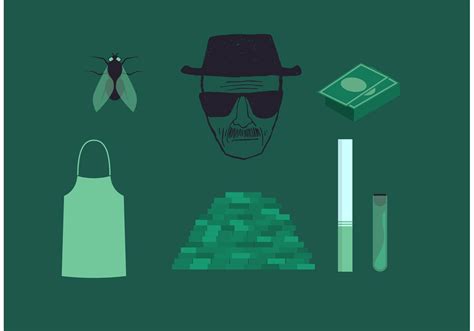 Breaking Bad Heisenberg Vector Set - Download Free Vector Art, Stock ...