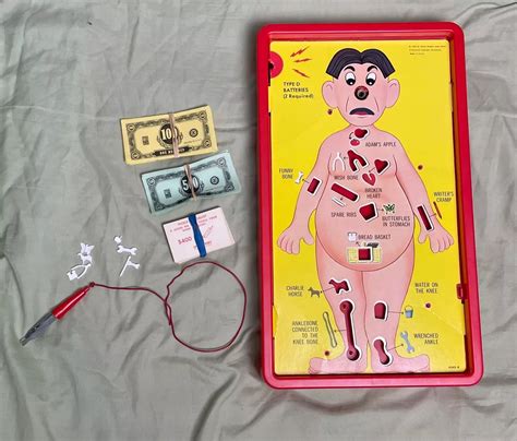 Operation Game Board Pieces 