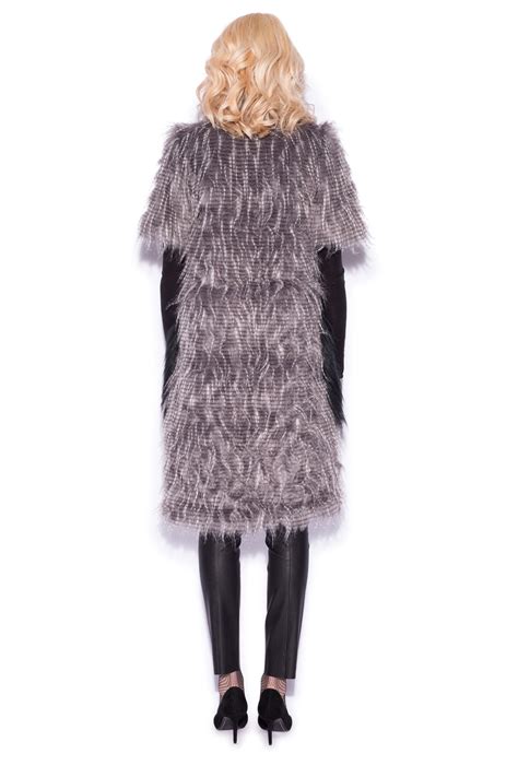 Faux Fur Vest V9926 Nissa