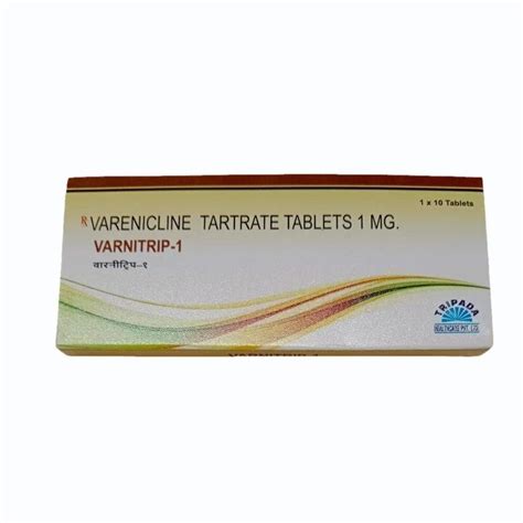 1mg Varenicline Tartrate Tablet At Rs 1800 Box Champix Tablets In