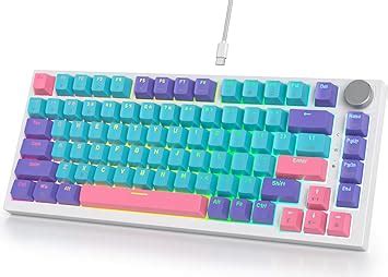 Amazon Fogruaden Wired Mechanical Keyboard Percent Hot Swappable Red Switch TKL