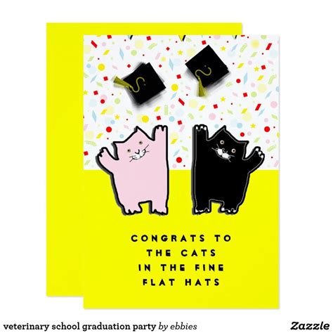Veterinary School Graduation Party Invitation Zazzle Veterinary