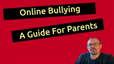 Online Bullying A Guide For Parents