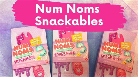 Num Noms Snackables Slime Kits Unboxing Toy Review Youtube