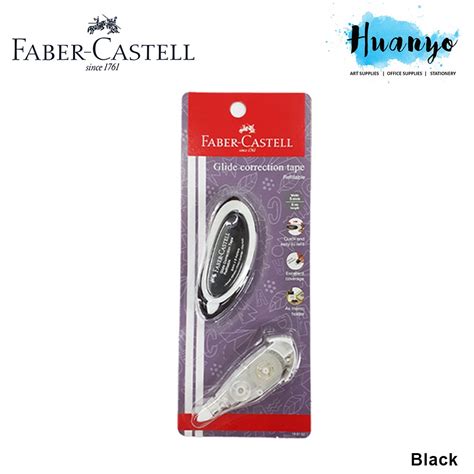 Faber Castell Glide Refillable Correction Tape Set Body Refill