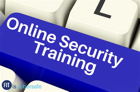 Key with words Online Security Training - FIT Information Technology