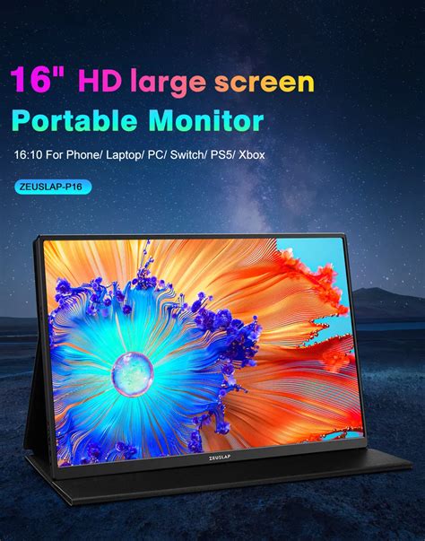 Buy Zeuslap P Portable Monitor Srgb P Ips Screen Online