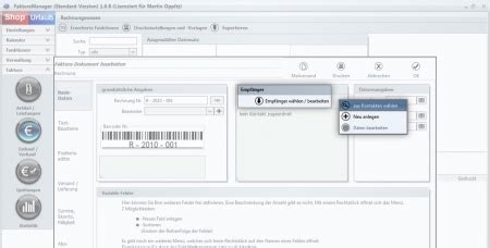 Anleitung Faktura Manager Rechnung Scoutsystems Software Wiki