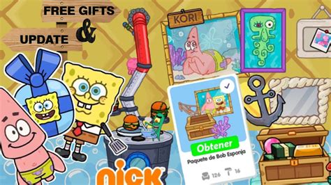 Regalo Gratuito Reaccion De Actualizacion Bob Esponja En Toca Boca