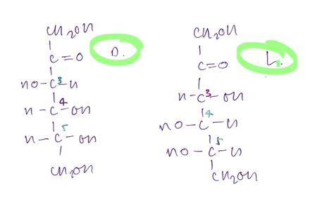 Solved Draw The Fischer Projection For The Ketohexose D Fructose Also