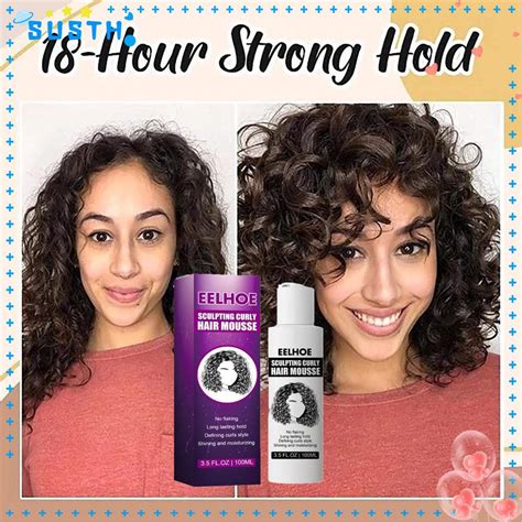 Sushen Curly Hair Products Sculpting Curly Hair Mousse Professional Styling Gel Frizz Control