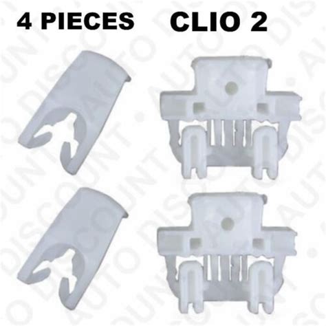 2 clips agrafes de réparation leve vitre pour Renault Clio II Clio 2 eBay