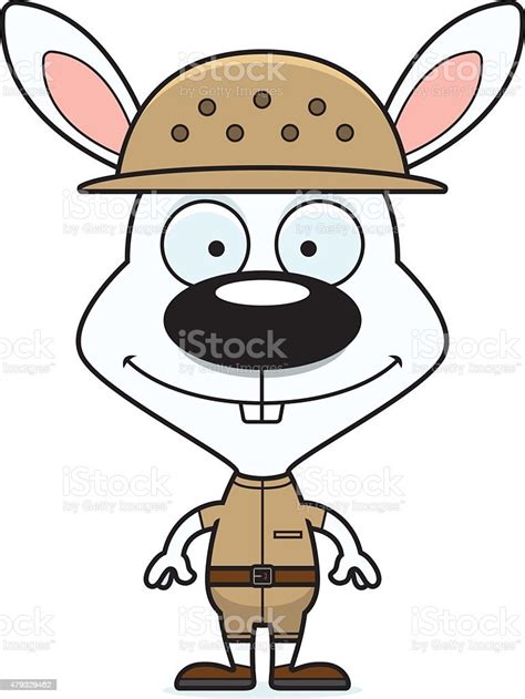 Cartoon Smiling Zookeeper Bunny Stock Illustration Download Image Now