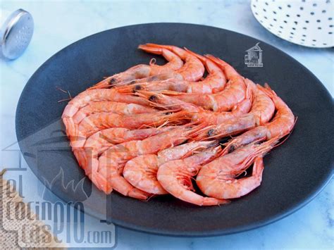 Cómo cocer gambas El cocinero casero Pescados y mariscos