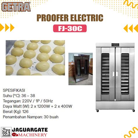 Jual GETRA Proofer FJ 30C Mesin Listrik Pengembang Roti FJ30C