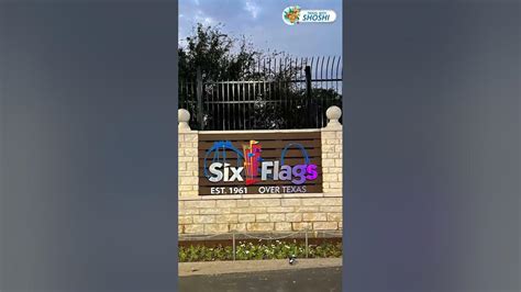 Six Flags Over Texas Full Tour Arlington Texas The Original Six