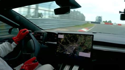 Bone Stock Tesla Model S Plaid Set A Nurburgring Record Slashgear