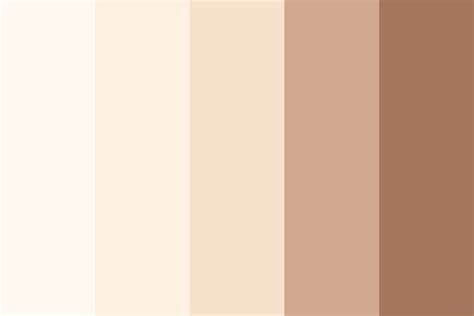 Basic Brown Scale Color Palette